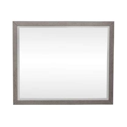 Palmetto Heights - Landscape Mirror - Shell White & Driftwood