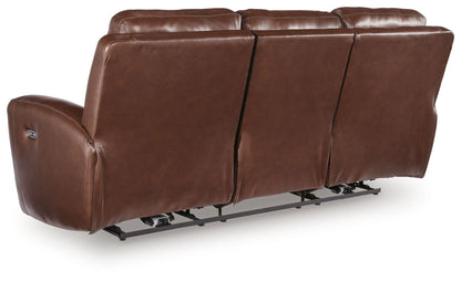 Bexhurst - 2 Pc. - Power Reclining Sofa And Loveseat - Mahogany
