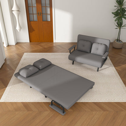 5 In 1 Convertible Sofa Bed For 2 With Adjustable Backrest