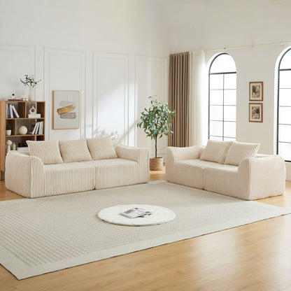 Minimalist Set With Curved Lines & Gently Sloped Backrest