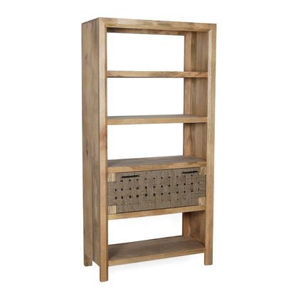 Shelf With Drawer - Beige Brown