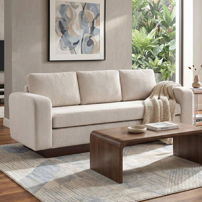 Modern 3 Seater Sofa, Living Room Couch