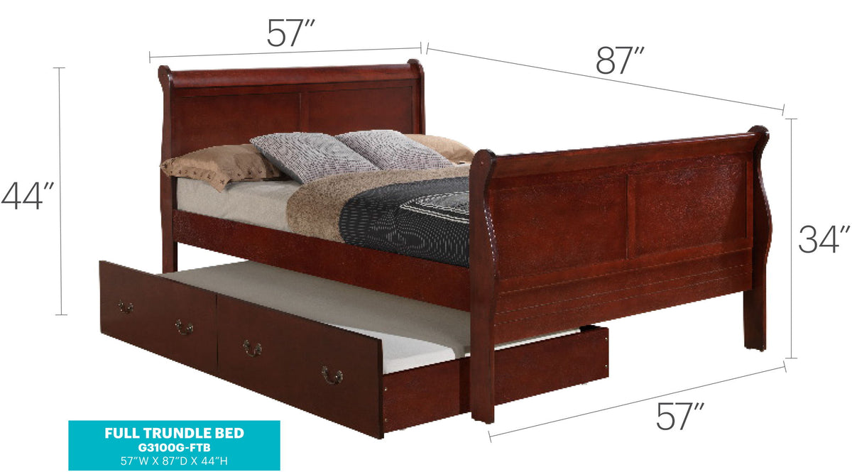Elegant Trundle Bed With Timeless Charm