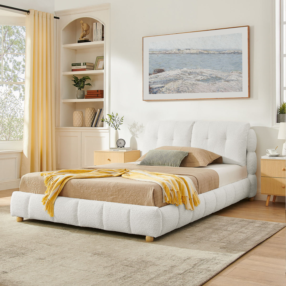 Platform Bed & Upholstered Frame