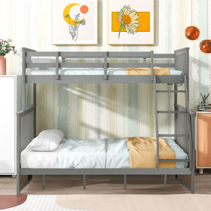 Bunk Bed With Ladder, And Safety Guard Rails