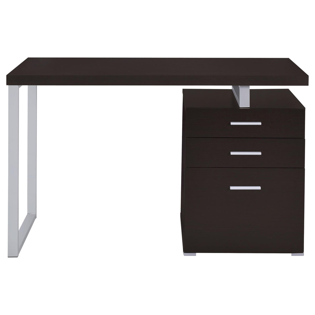 3 Drawer Reversible Office Desk