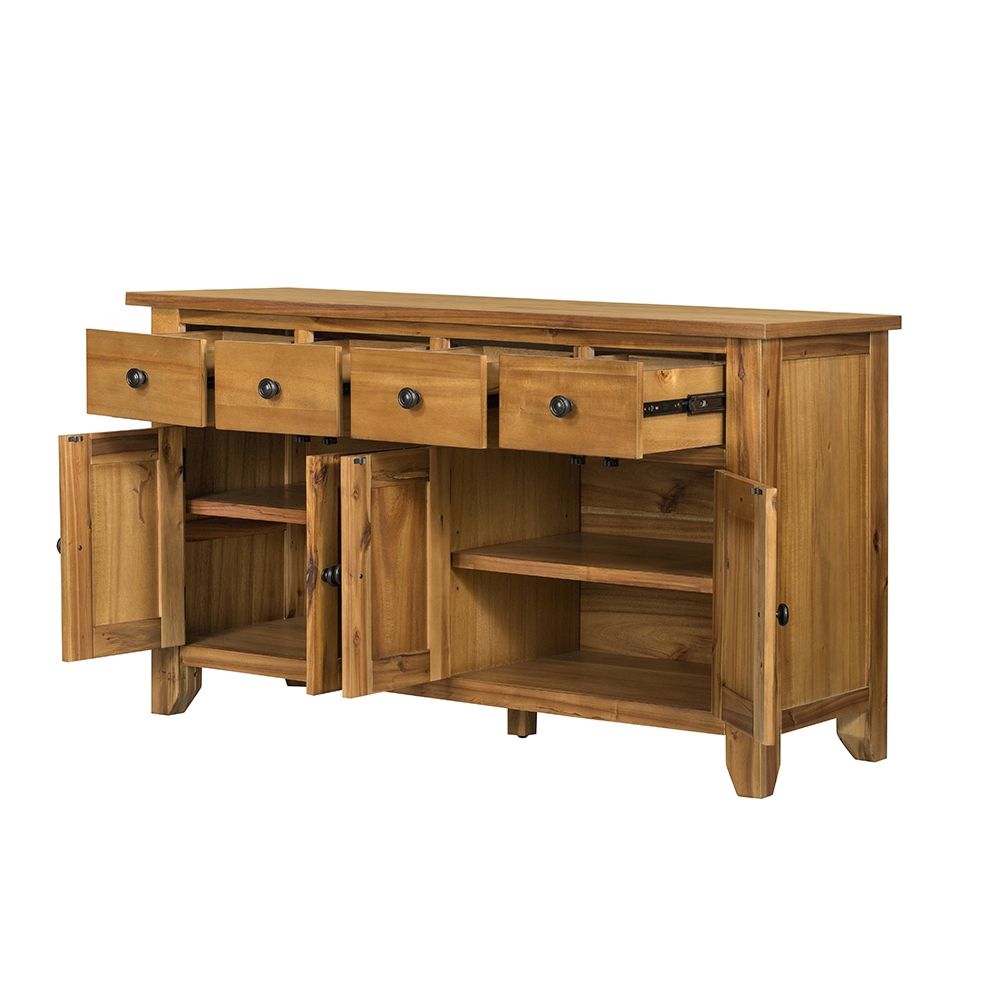 Farmhouse Cabinet Natural Wood