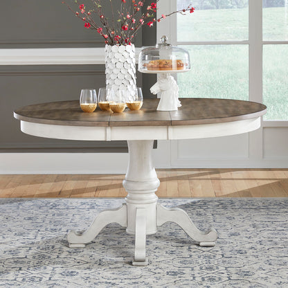 Ocean Isle - Pedestal Table - Antique White