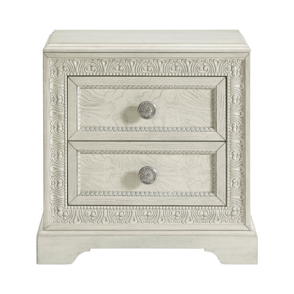 Romilly - Nightstand With USB - White