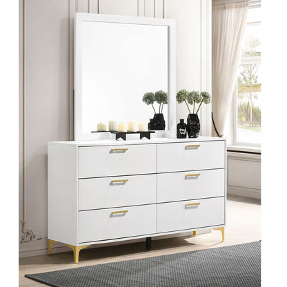 James - 6 Drawer Dresser With Mirror