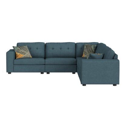 Options One - LHF Chair With 1 Pillow - Teal