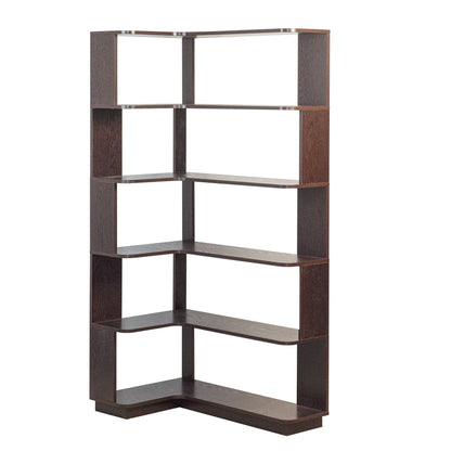 L-Shaped Corner Bookshelf