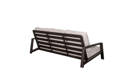 Verona - Seating Sofa - Dark Espresso / Gray / Off White