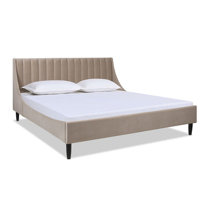 Aspen - Vertical Tufted Headboard Platform Bed