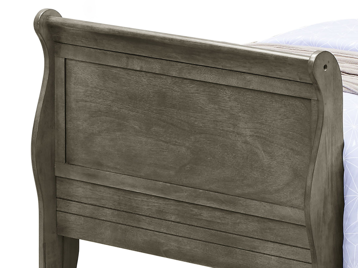 Panel Sleigh Bed