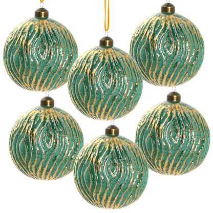 Christmas Ball Glass Decorative Hanging Ball Christmas Tree Ornaments For Holiday Party Decorations