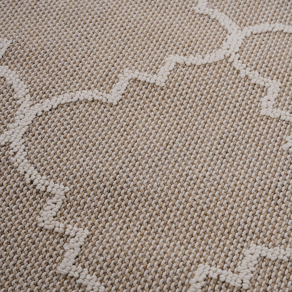 Guros - 4' X 6' Trellis Indoor / Outdoor Area Rug - Ivory