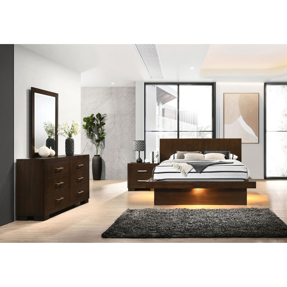 Tokyo - LED Bedroom Set