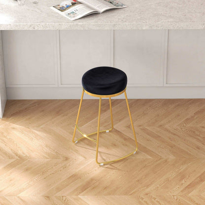 Jane - 26" Mid-Century Modern Luxury Upholstered Stool