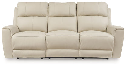 Dahlmoore - Power Reclining Sofa - Almond