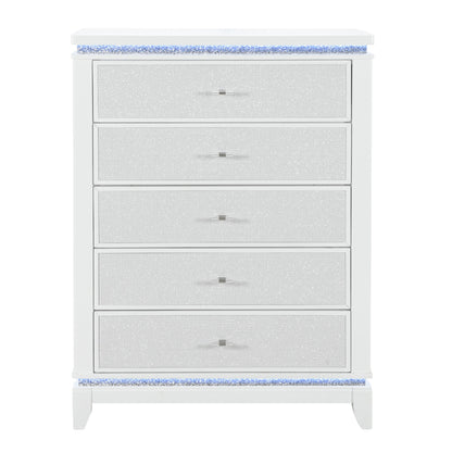 Adalid - Chest With LED Lighting - White
