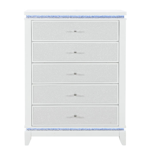 Adalid - Chest With LED Lighting - White