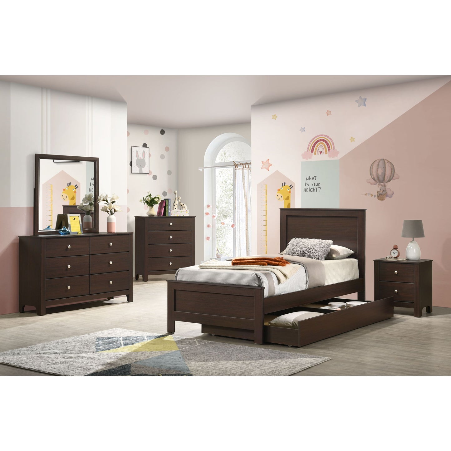 Sami - Youth Storage Trundle - Espresso